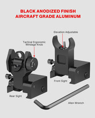 Feyachi S09 Backup Iron Sights - Flip Up Sights for Rails feyachi Default Title Default Title-