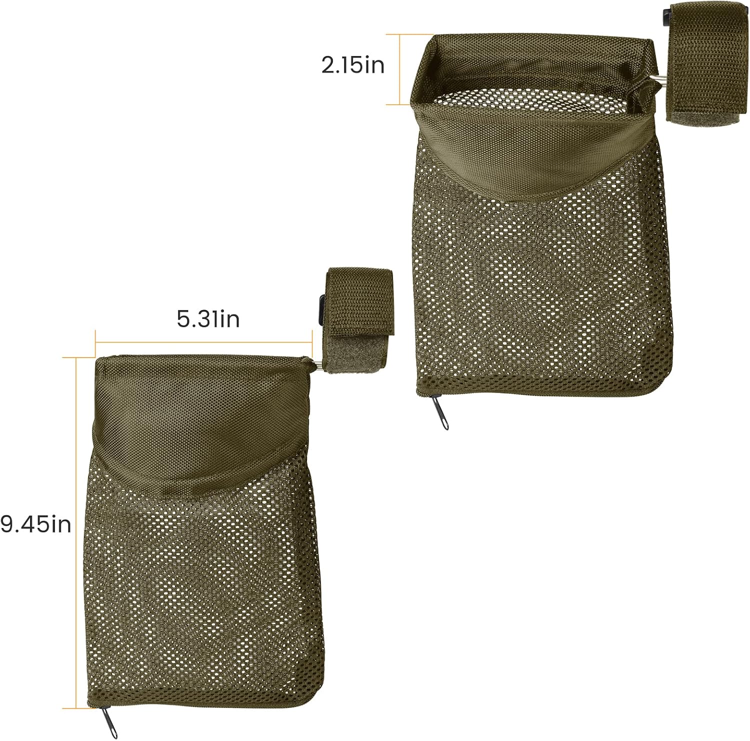 Feyachi SC55 Sand Brass Shell Catcher for Rifle Range Shooting