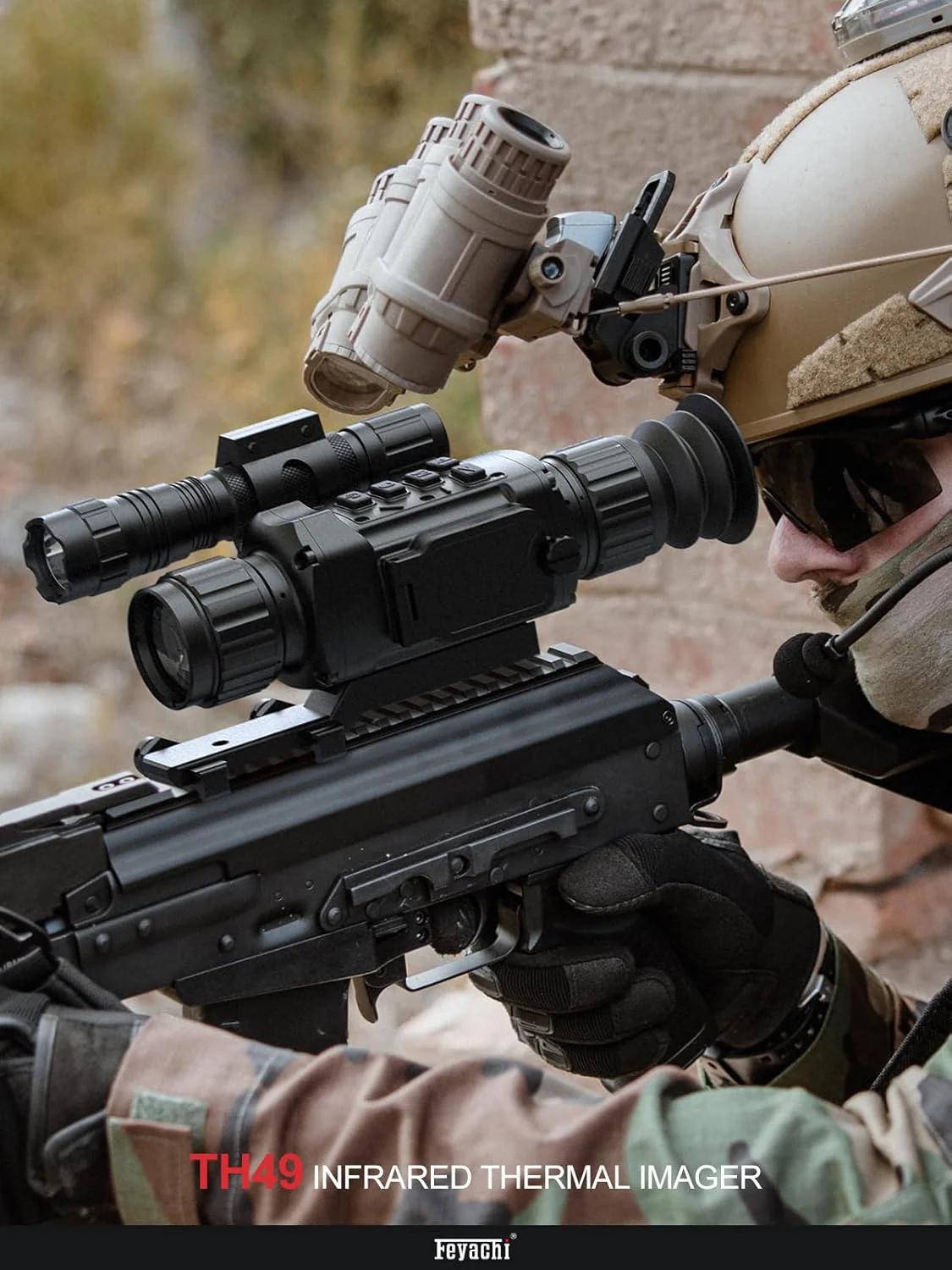 Feyachi TH-49 Thermal Scope 12um 256 x 192 Thermal Imaging Scopes with 35mm Lens for Rifles