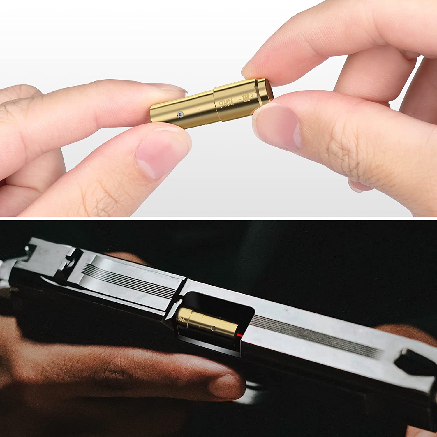 Feyachi BS50 Laser Bore Sight - 9mm Red Laser