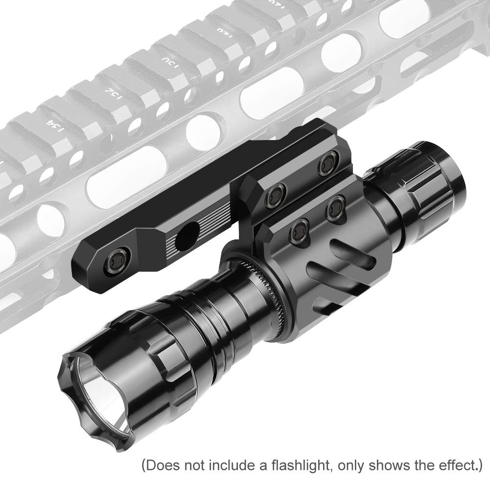 Feyachi FR87 Offset Flashlight Ring Mount - Mlok Compatible