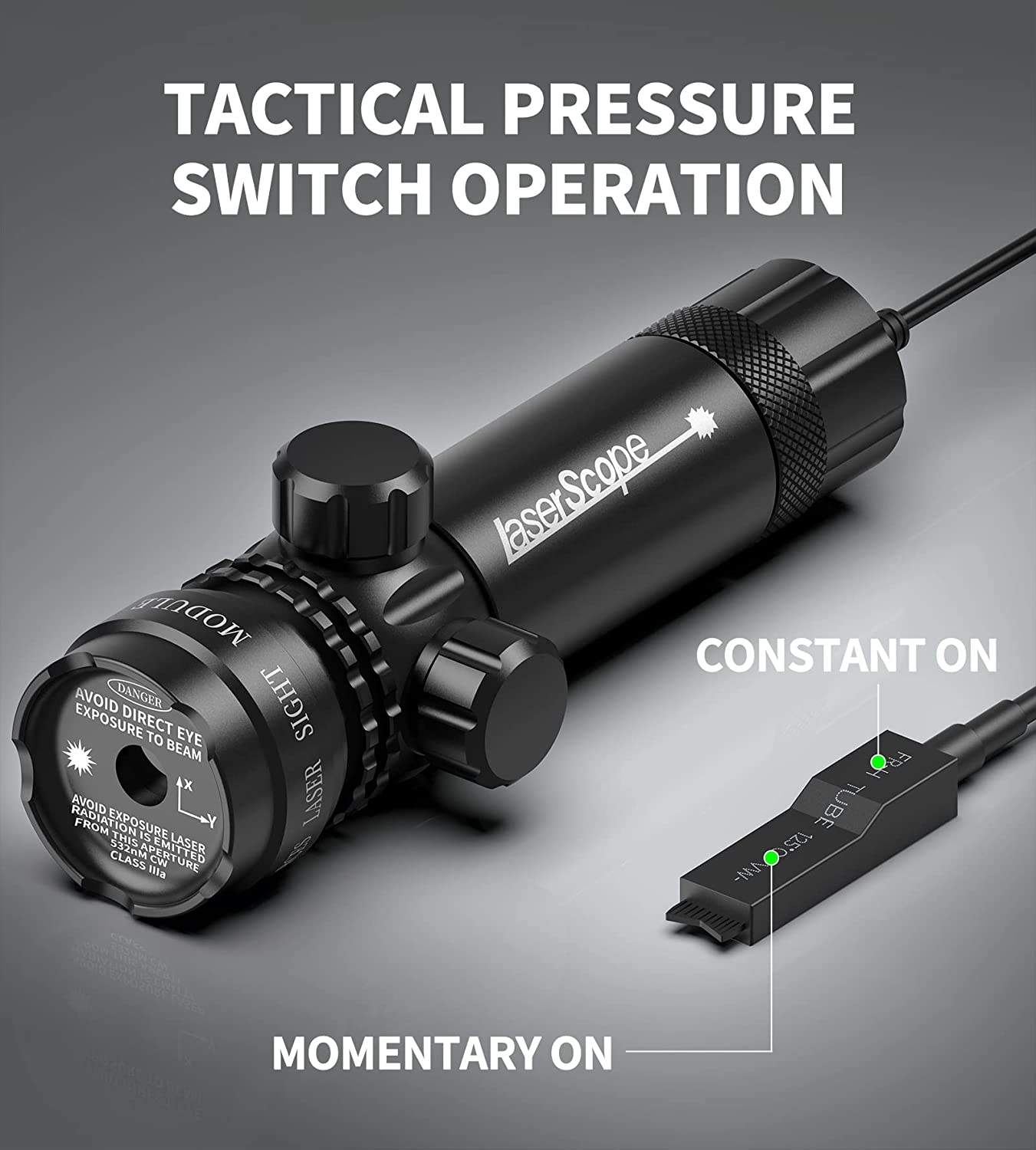 Feyachi GL6 Green Laser Sight - Dual Mount Tactical