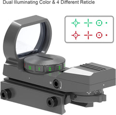 Feyachi RS-39 Reflex Sight - Adjustable Reticle Red/Green