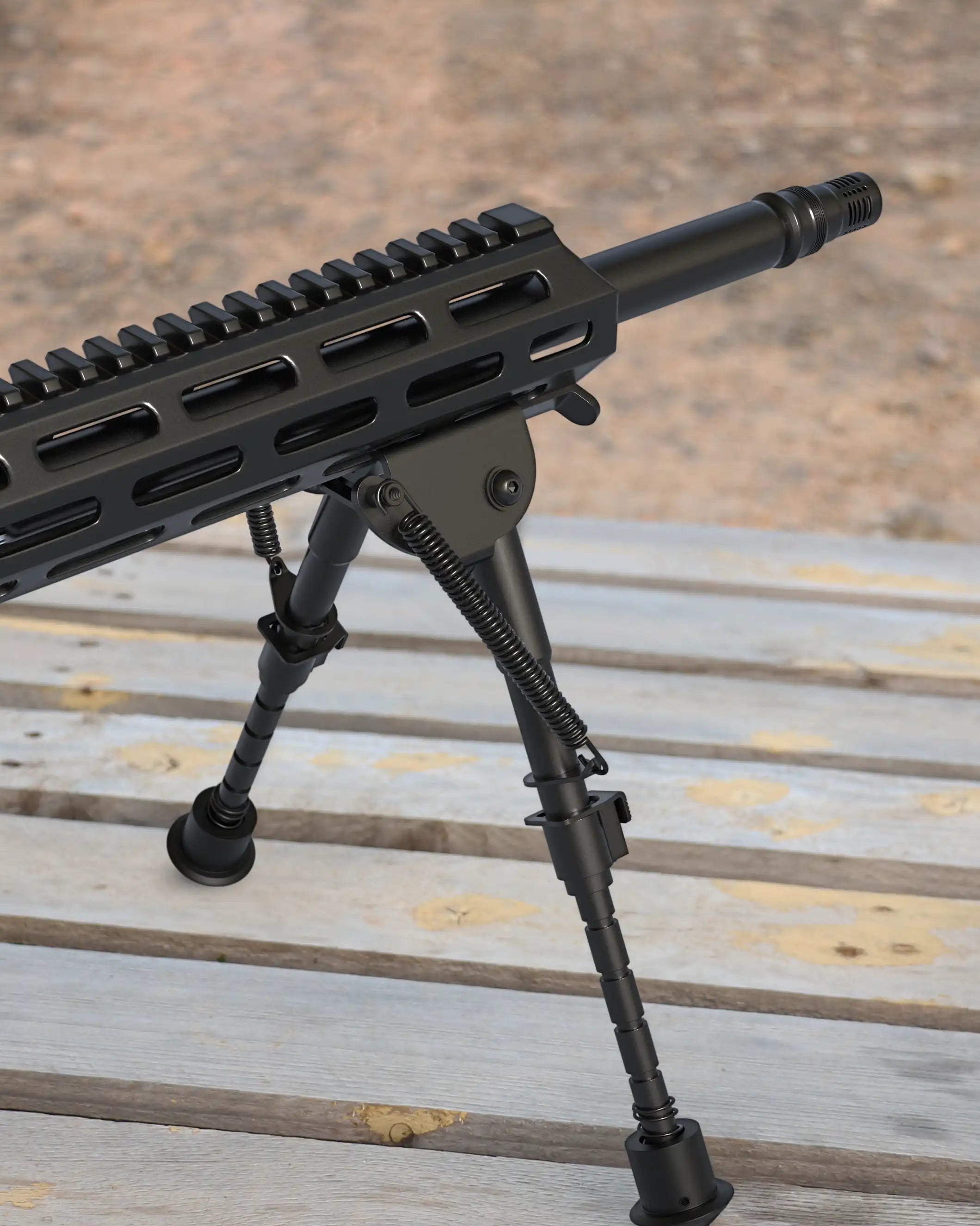Feyachi B13 Bipod - 6-9 Inch Lightweight Mlok Direct Attach