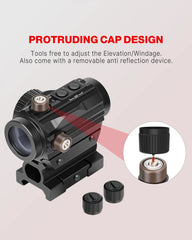 Feyachi RDS-36 Red & Green Dot Sight - Micro Reflex with Riser